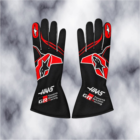 2026 Haas F1 Team Racing Gloves