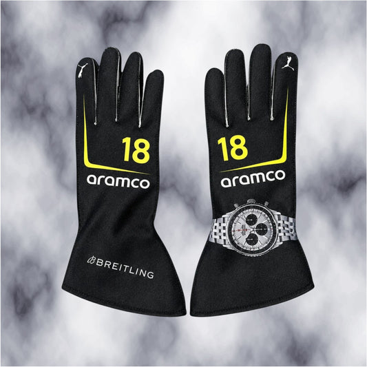 2026 Aston Martin F1 Racing Gloves