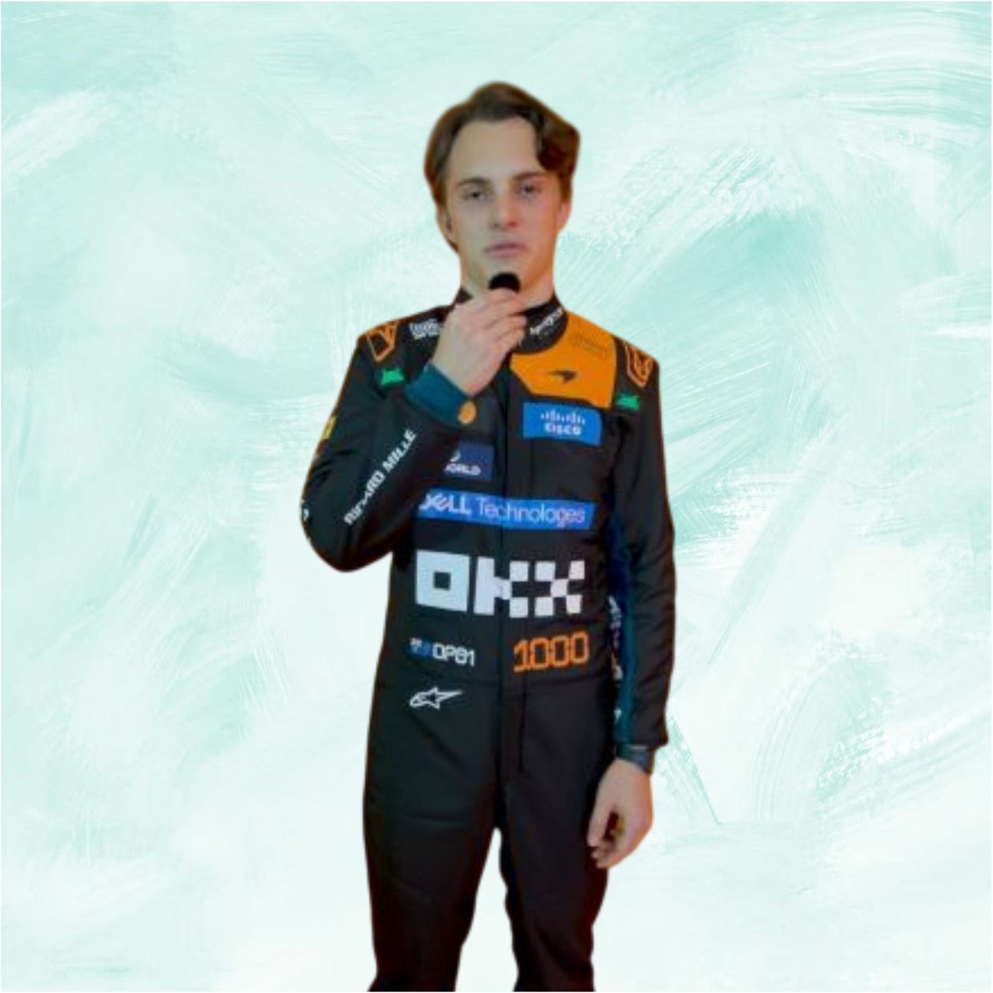 New Oscar Piastri 2026 McLaren 1000th Monaco Grand Prix F1 Racing Suit