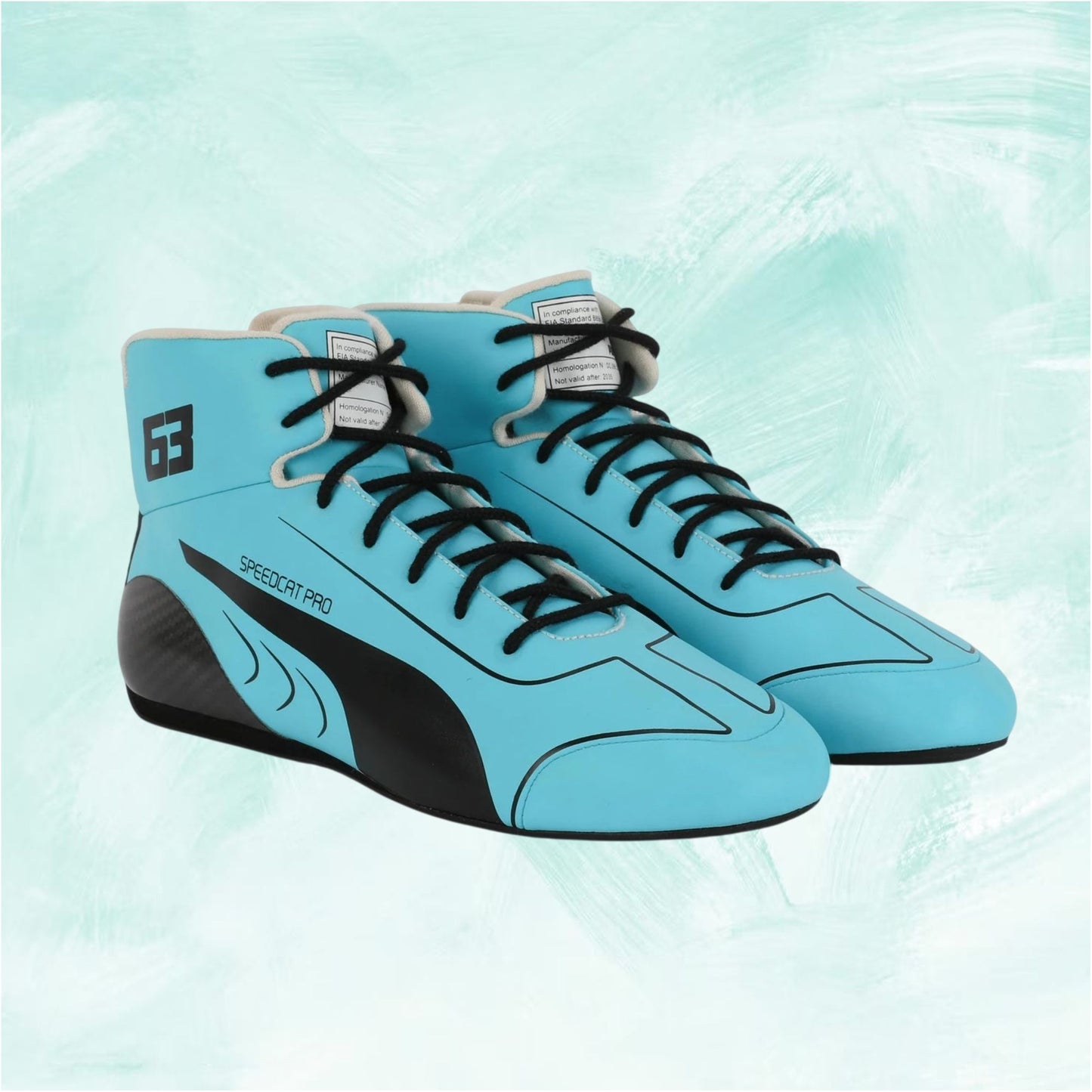 George Russell 2024 Mercedes AMG Petronas Racing Shoes