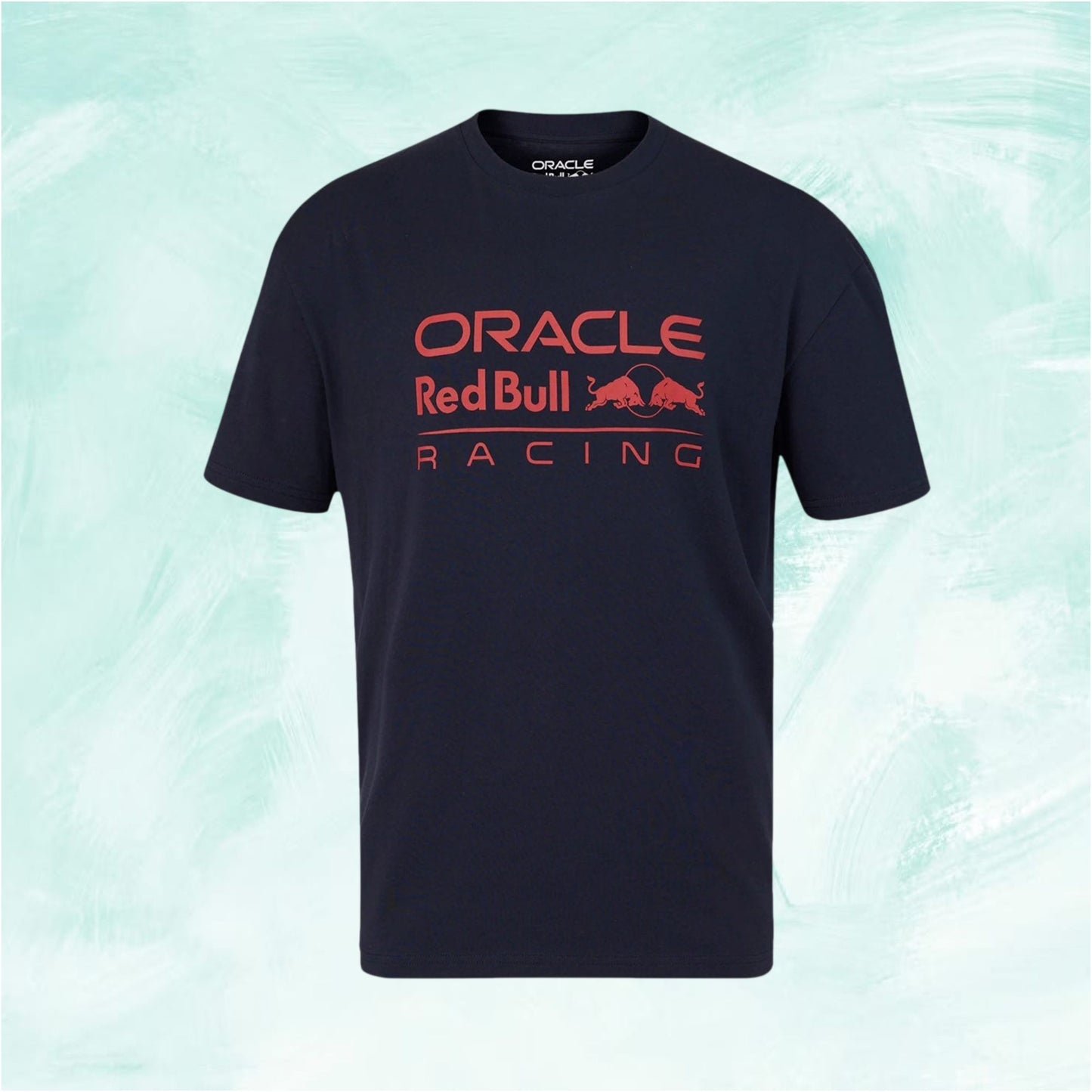 F1 Oracle Red Bull Racing Large Logo T-shirt - Black - Unisex