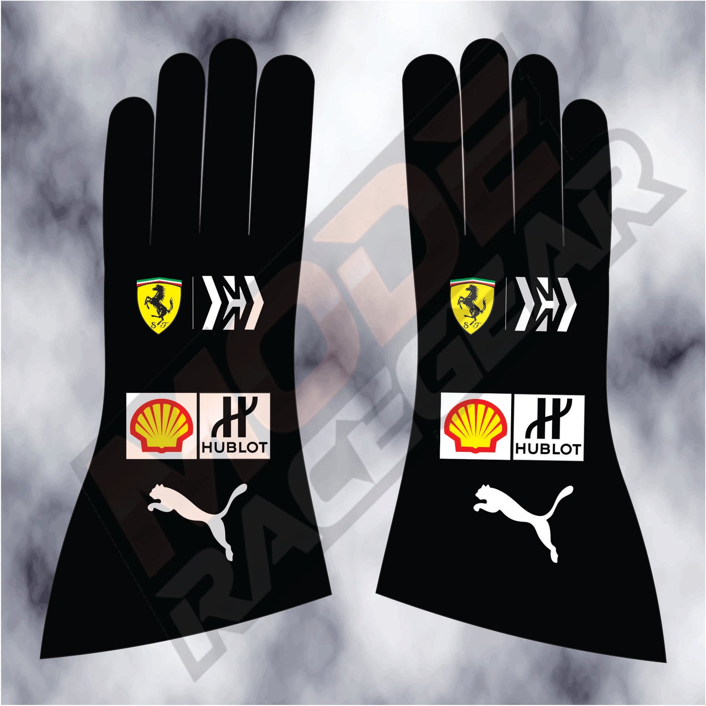 Sebastian Vettel 2019 Scuderia Ferrari Mission F1 Gloves