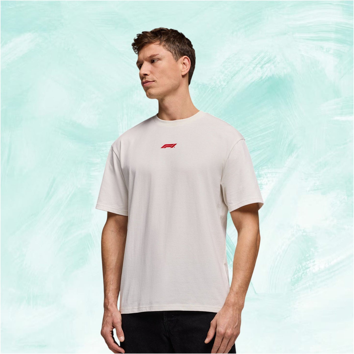 F1 Racing Line T-Shirt featuring a red F1 logo