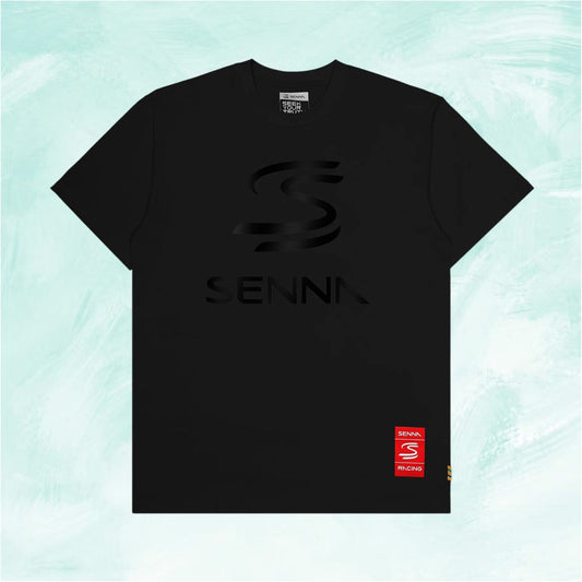 Black Ayrton Senna Relaxed Fit T-Shirt