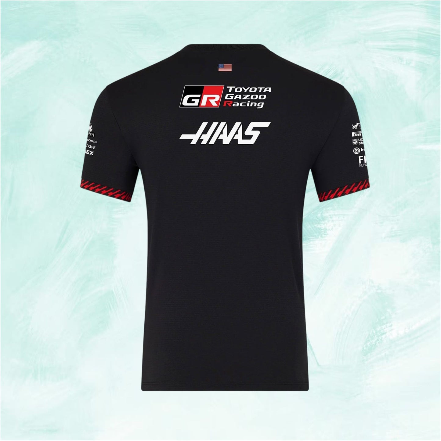 Black Castore Haas F1 Team 2026 T-Shirt
