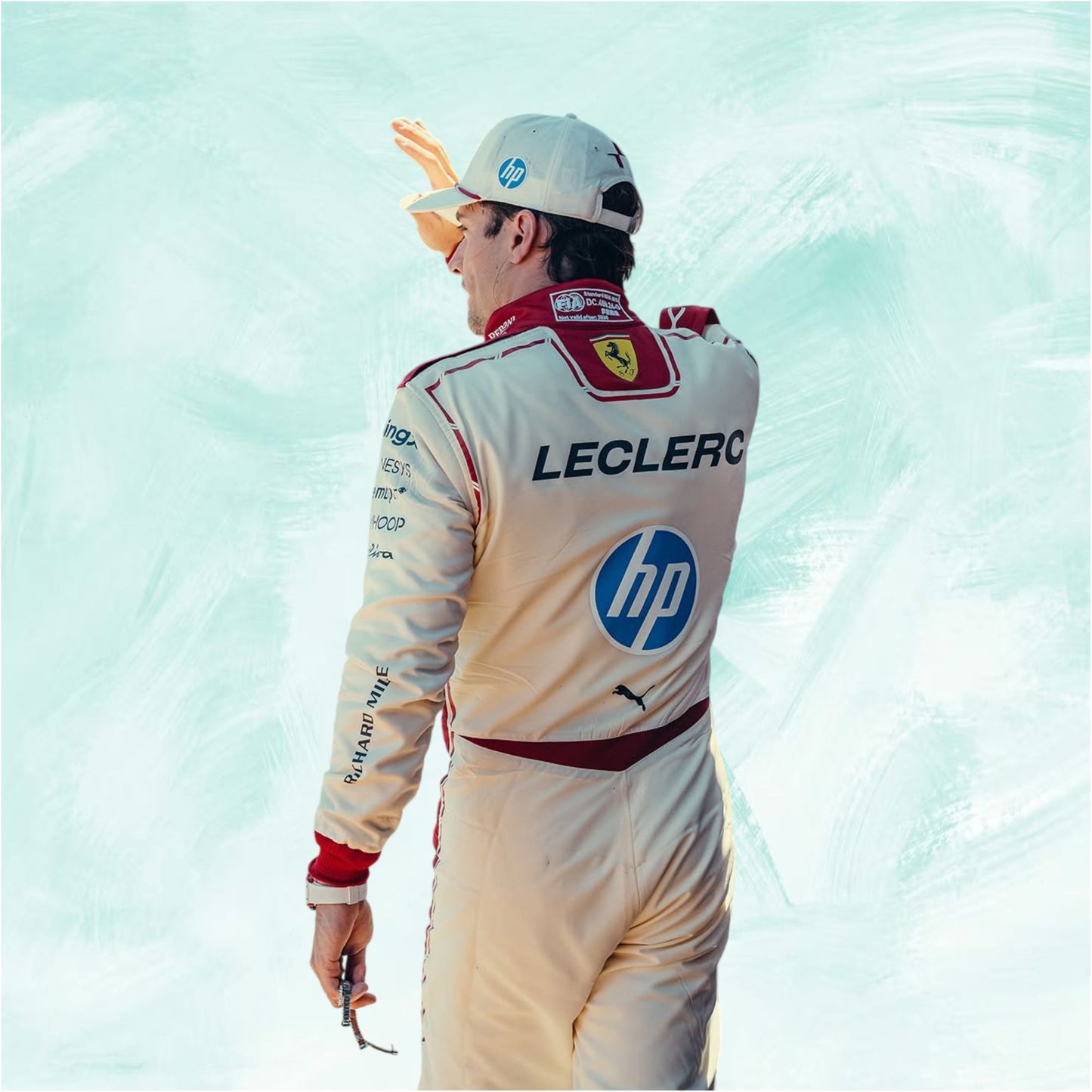 Charles Leclerc 2026 Ferrari Racing Suit Monaco Grand Prix