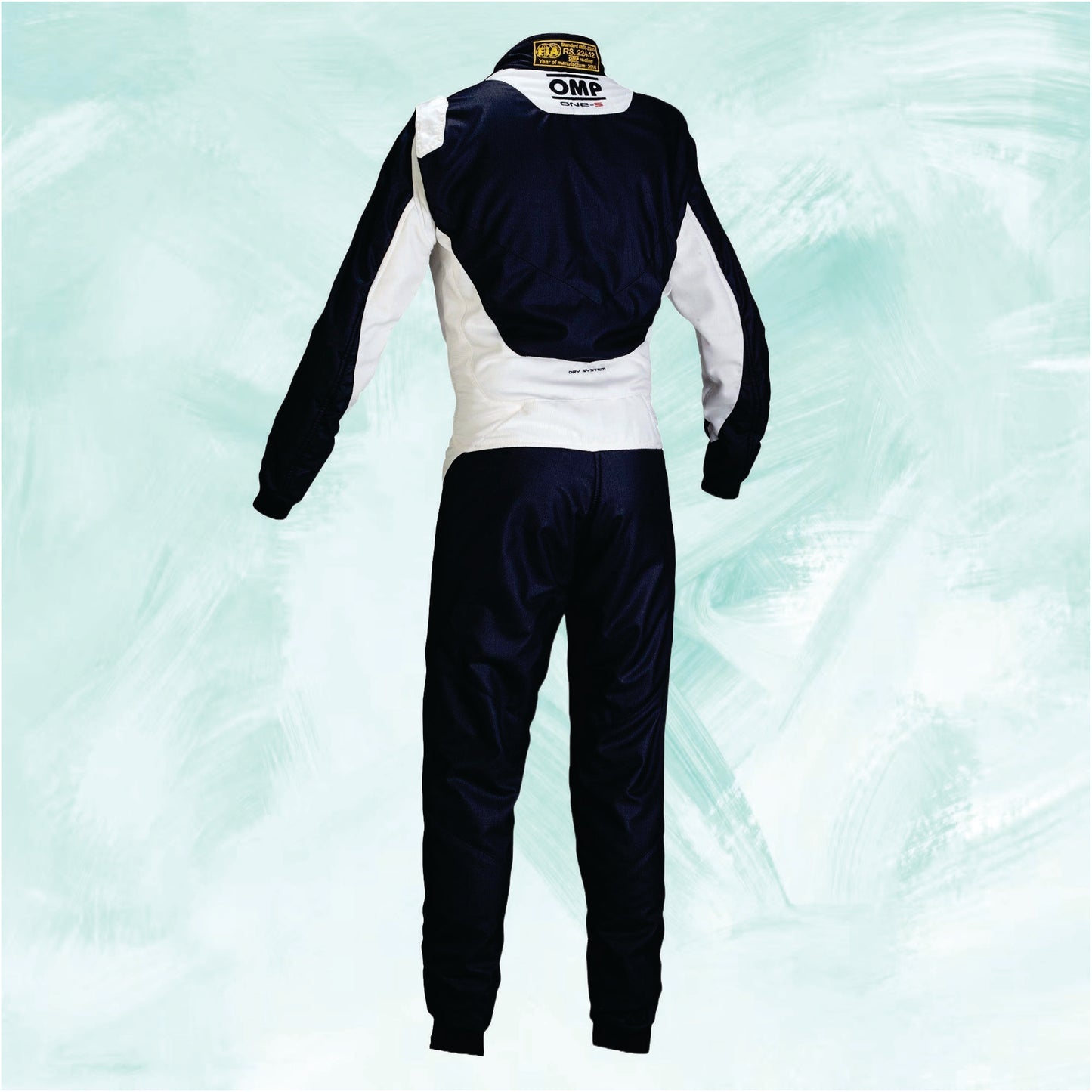 OMP ONE S FIA Nomex black kart racing suit
