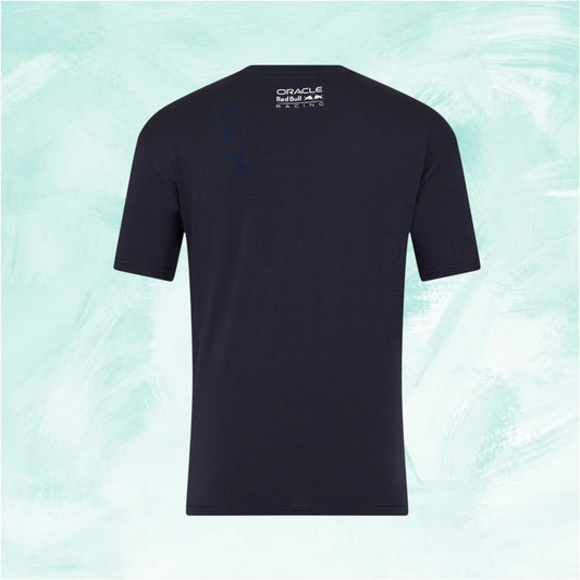 Blue Castore Oracle Red Bull Racing Max Verstappen Logo T-Shirt