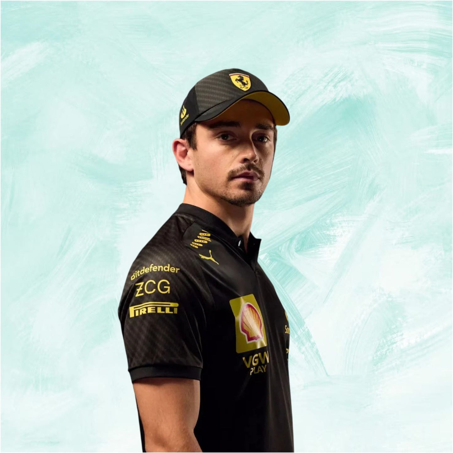 Charles Leclerc Scuderia Ferrari Monza GP Team T-Shirt