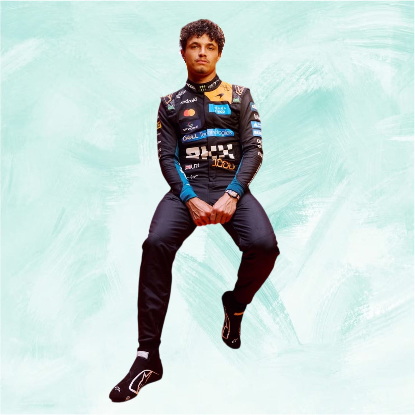 New Lando Norris 2026 McLaren 1000th Monaco Grand Prix F1 Racing Suit