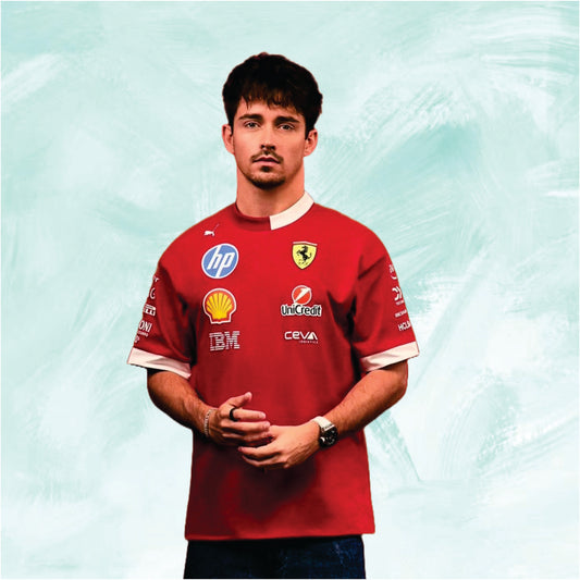 Ferrari shirt 2025 F1 charles leclerc