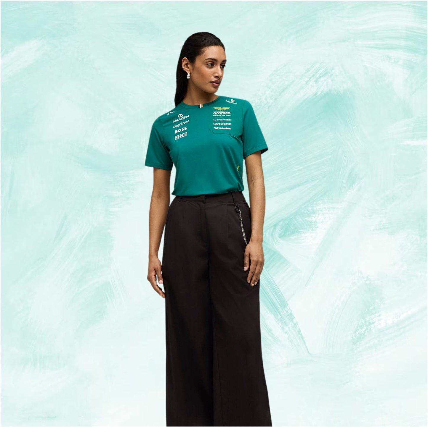 Aston Martin F1 2026 Women's Team T-Shirt - Green