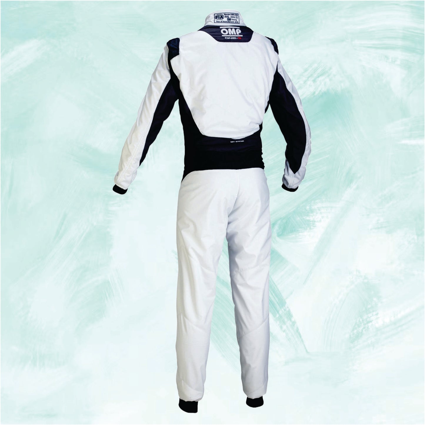 OMP One-S Nomex white racing suit