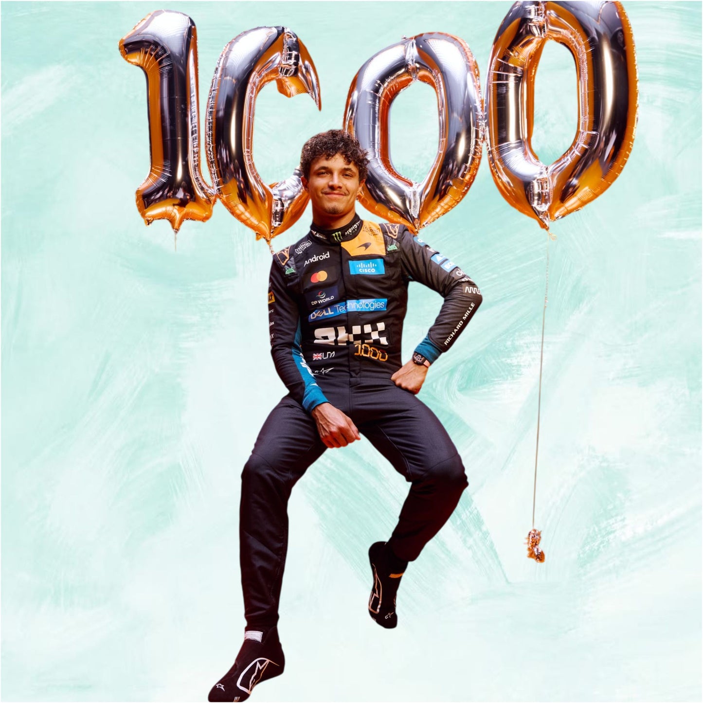 New Lando Norris 2026 McLaren 1000th Monaco Grand Prix F1 Racing Suit