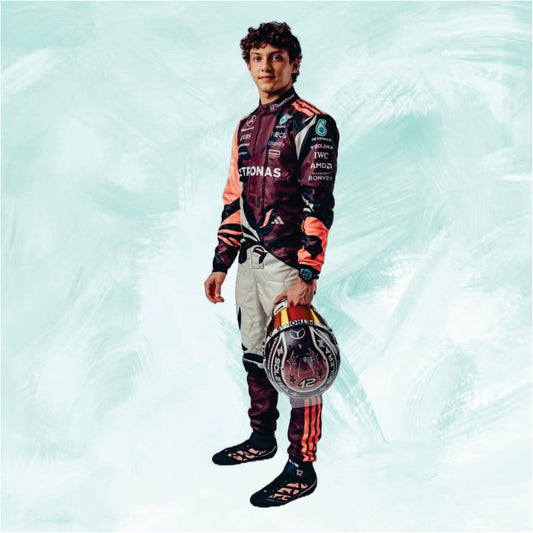 Andrea Kimi Antonelli 2025 Miami GP Mercedes f1 suit