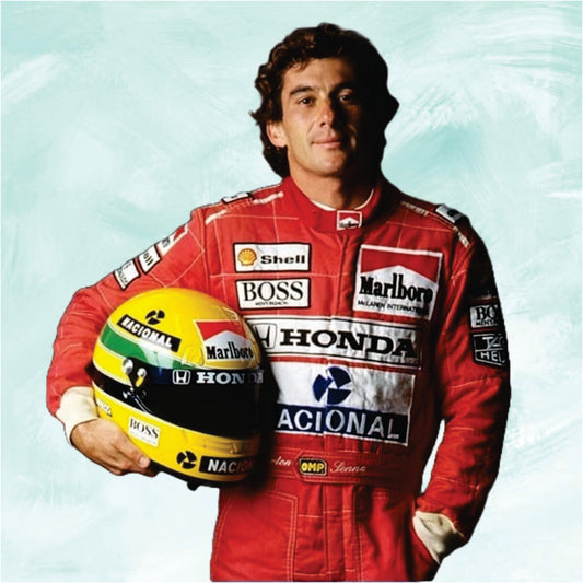 Ayrton Senna 1991 Embroidery Mclaren f1 suit