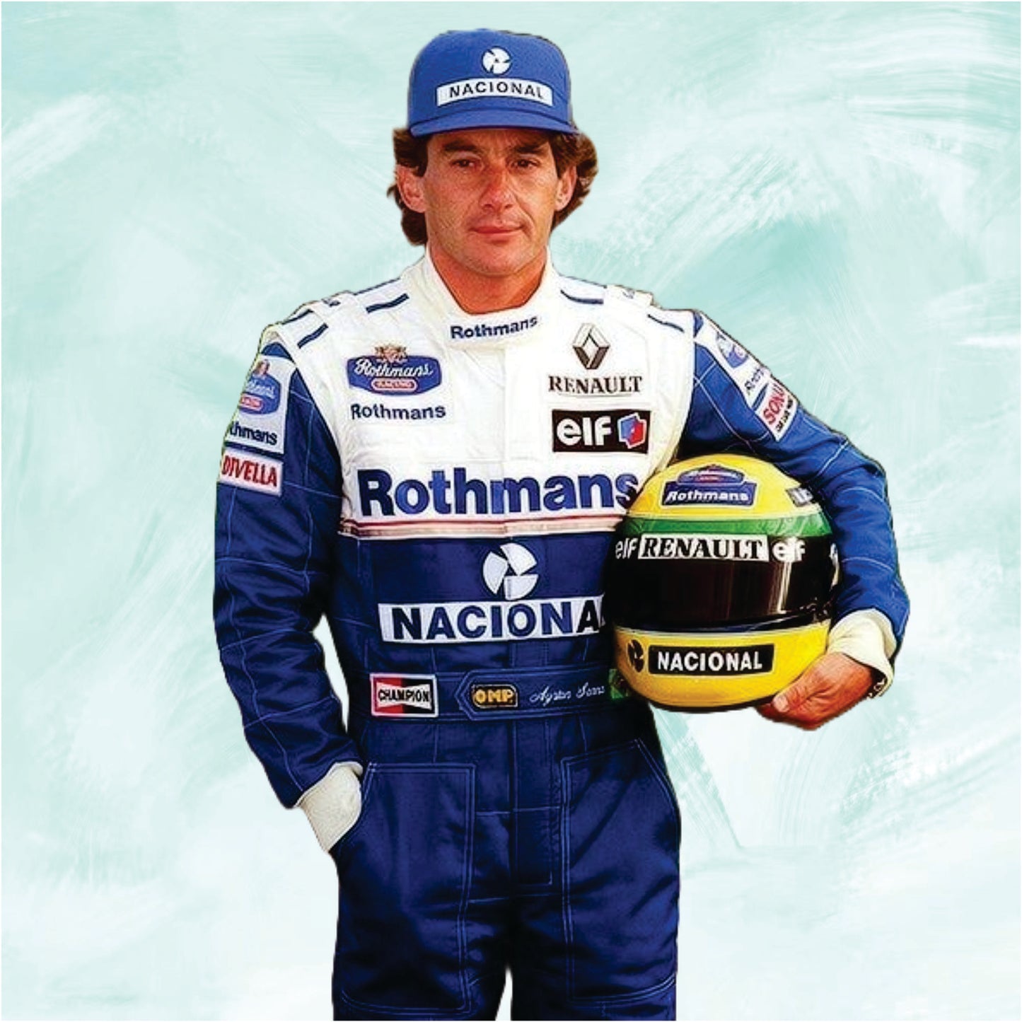 Ayrton Senna 1994 Rothmans Williams f1 race suit