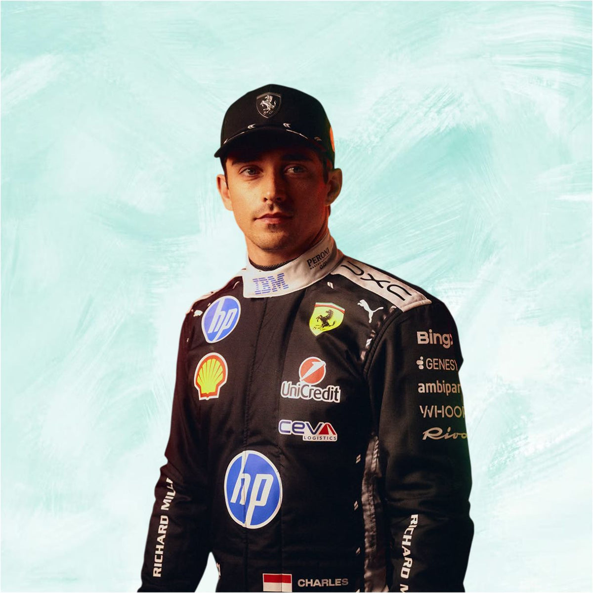 Charles Leclerc 2026 Ferrari Singapore GP Racing Suit