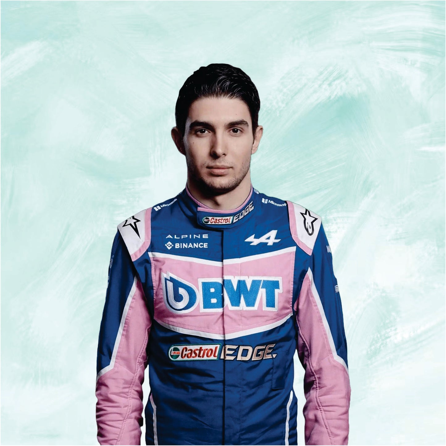 Esteban Ocon 2022 BWT Alpine f1 race suit