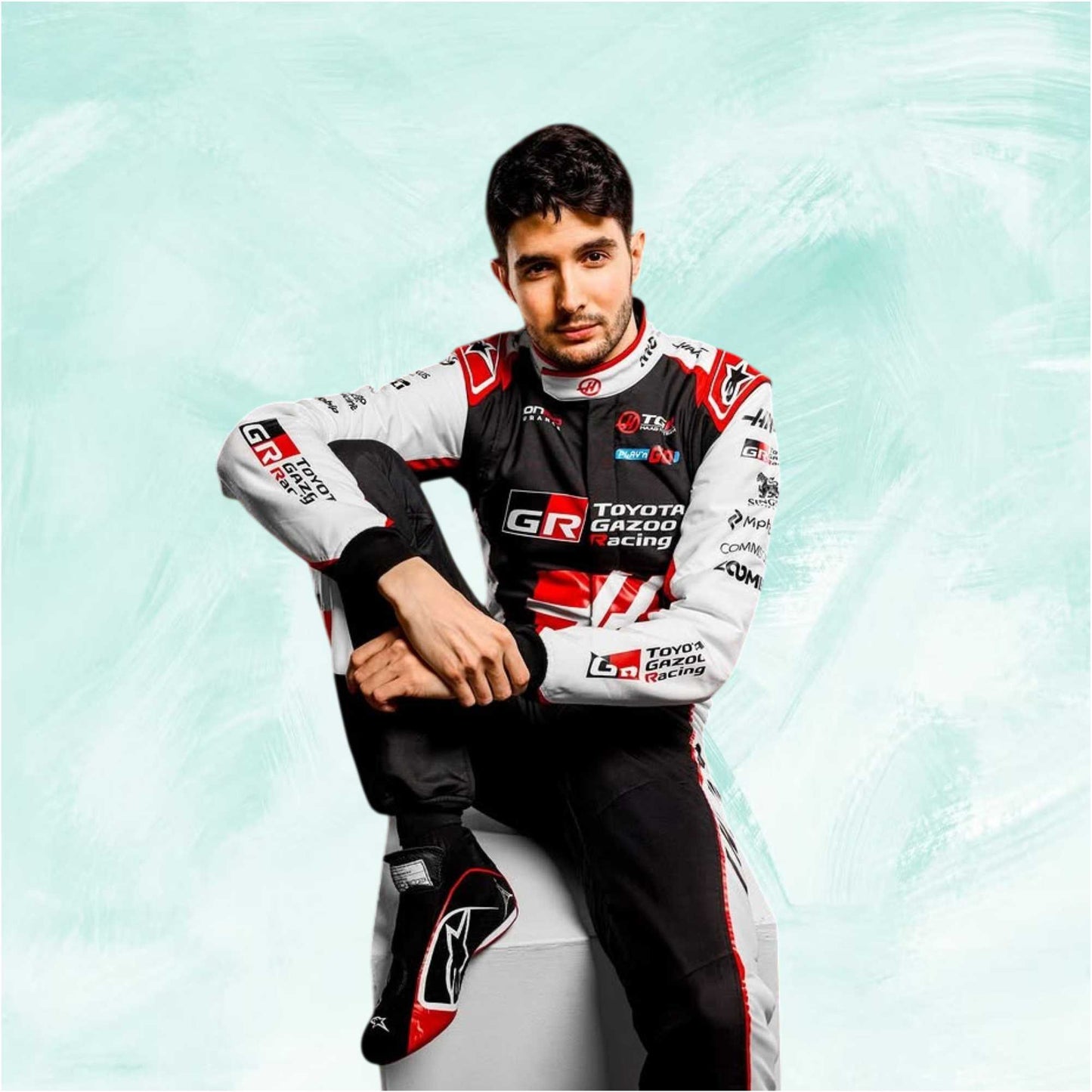 Esteban Ocon New 2026 Haas F1 Race Suit