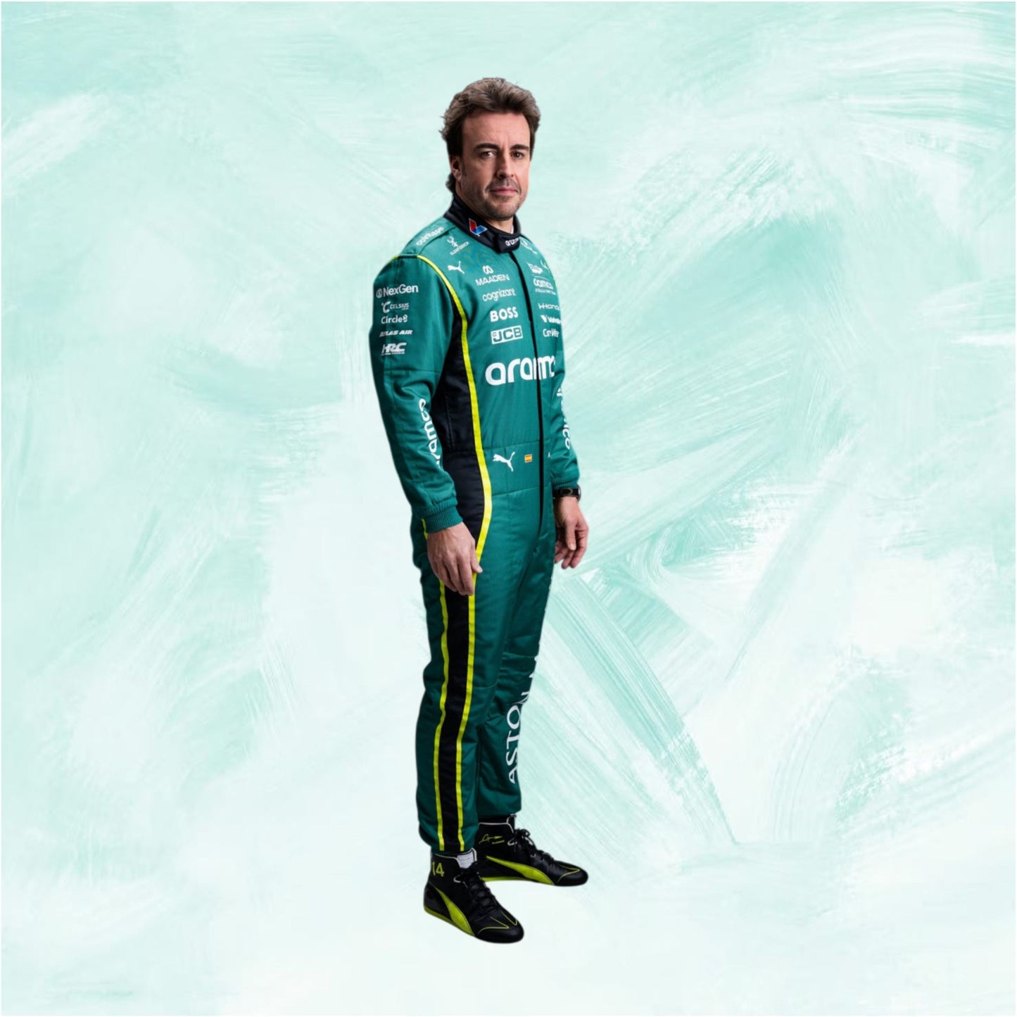 Fernando Alonso 2026 Aston Martin f1 race suit