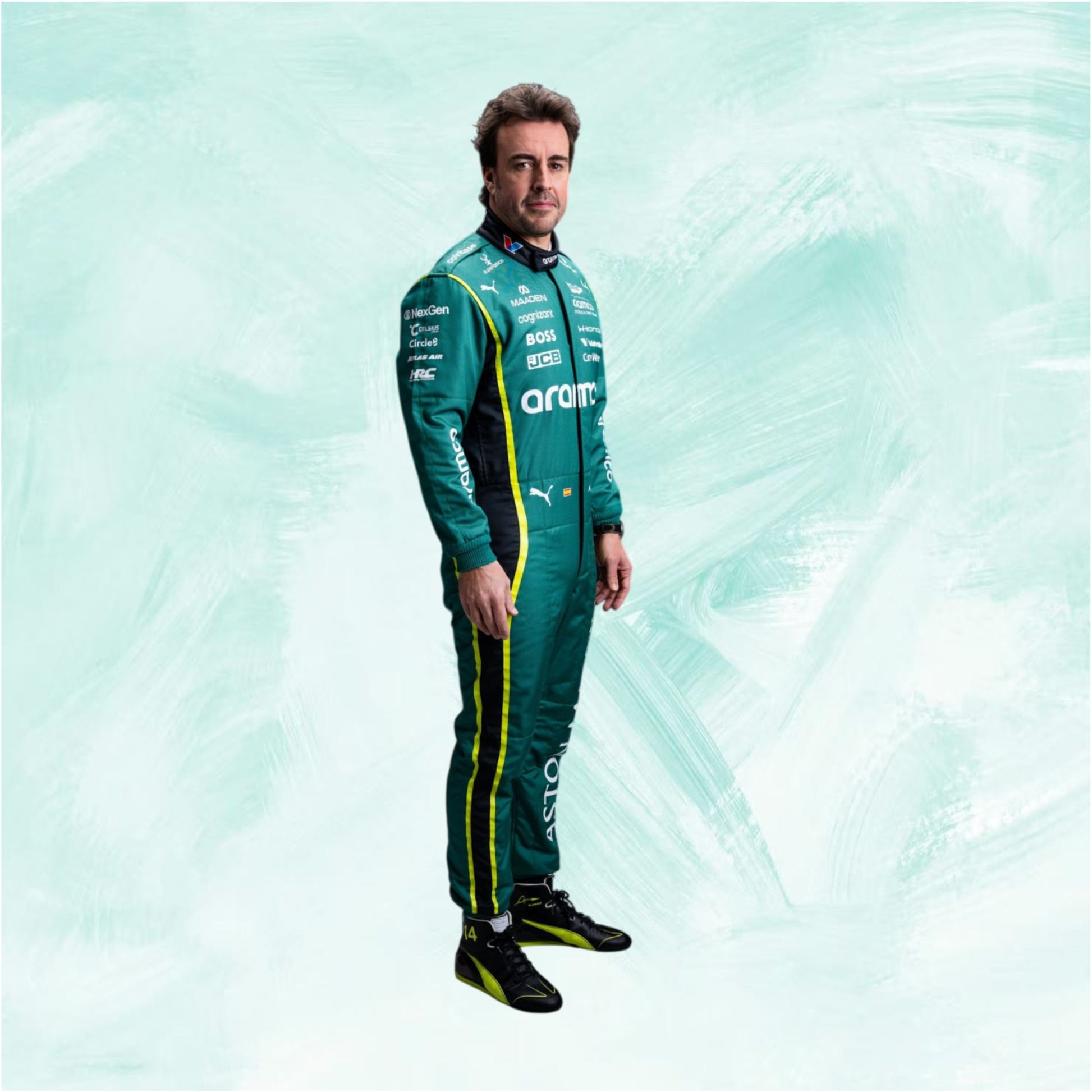 Fernando Alonso 2026 Aston Martin f1 race suit