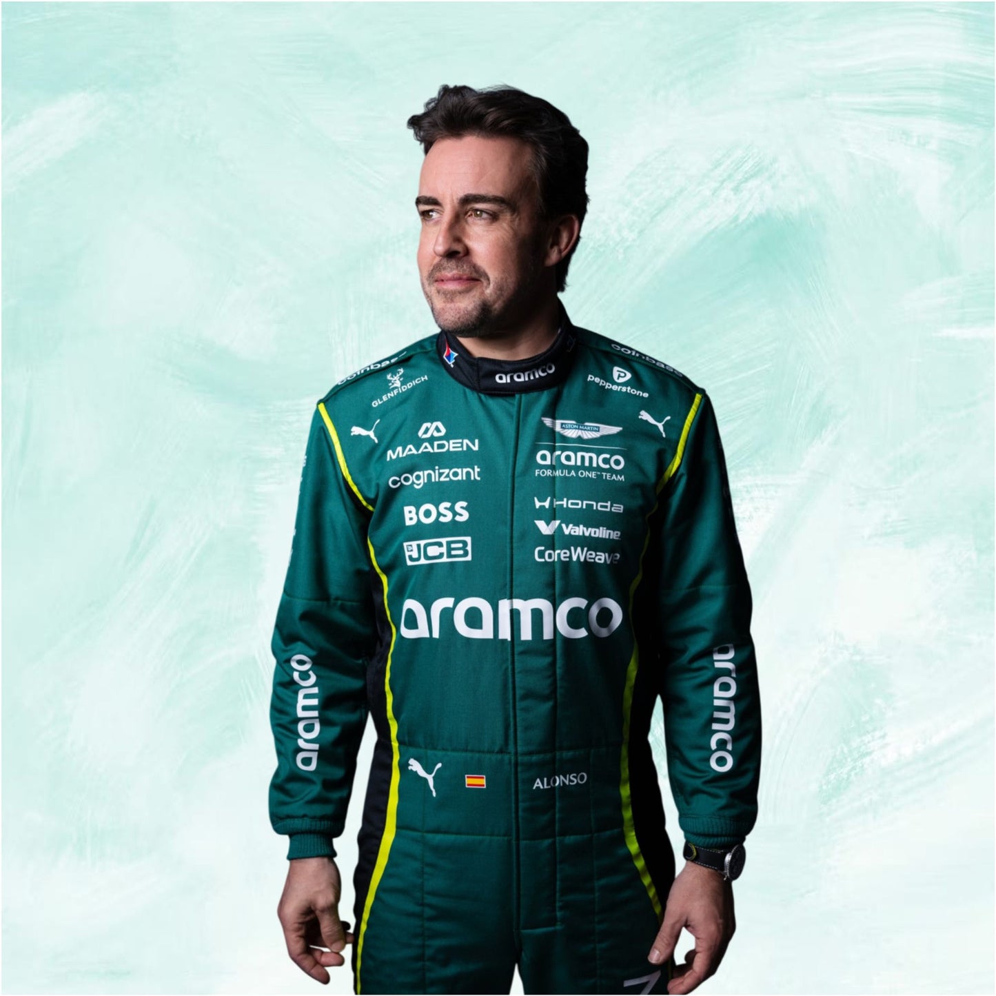 Fernando Alonso 2026 Aston Martin f1 race suit