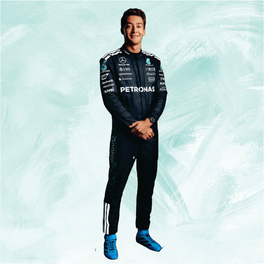 George Russell 2025 Mercedes f1 suit