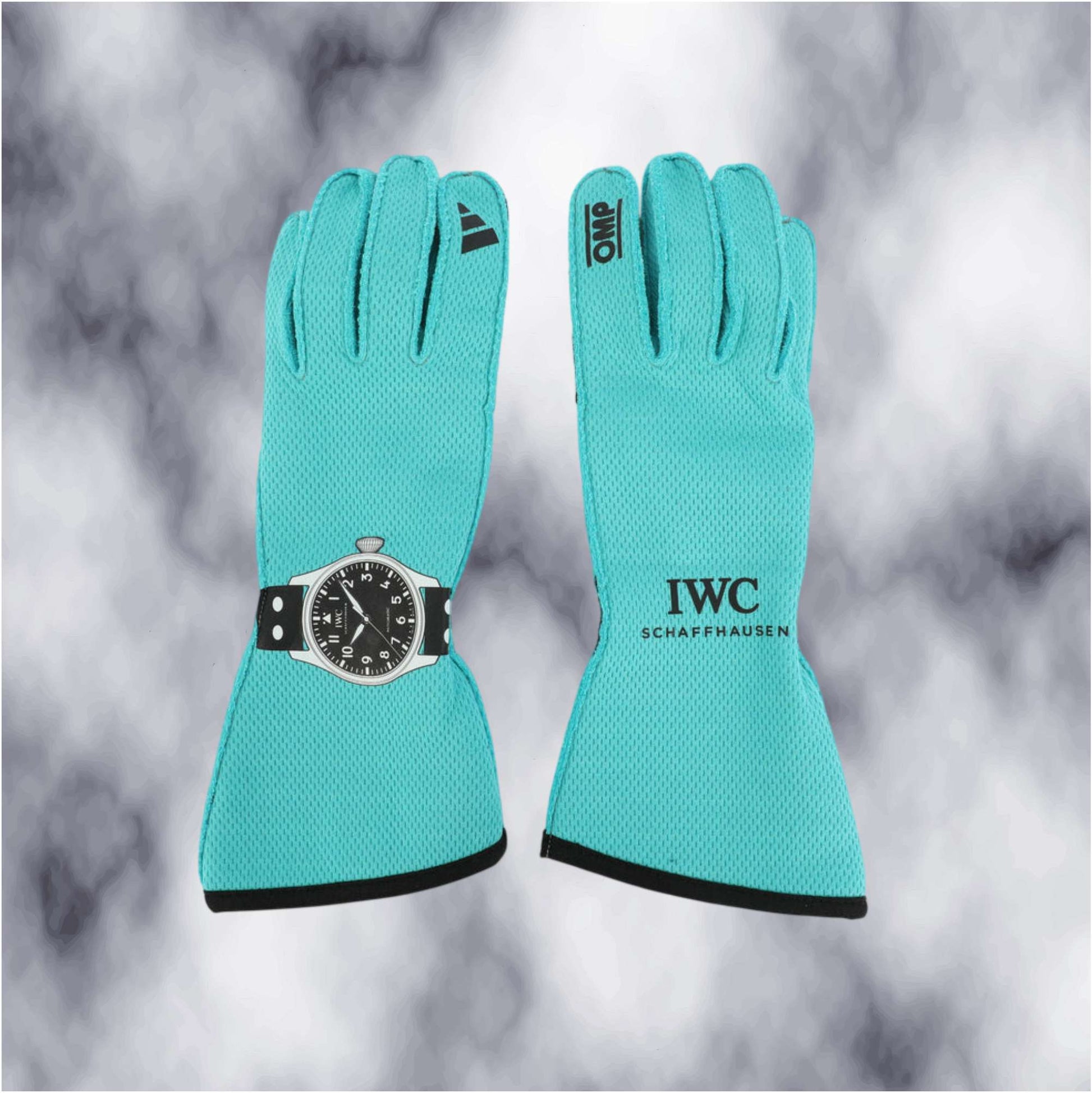 George Russell 2025 Mercedes Replica Gloves