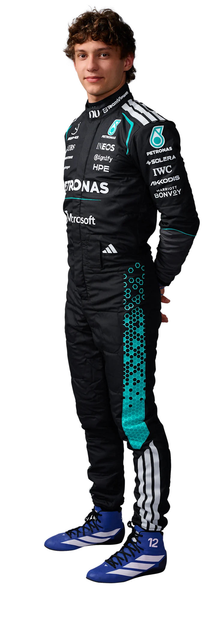 Kimi Antonelli & George Russell Mercedes AMG Petronas F1 Replica Race Suit