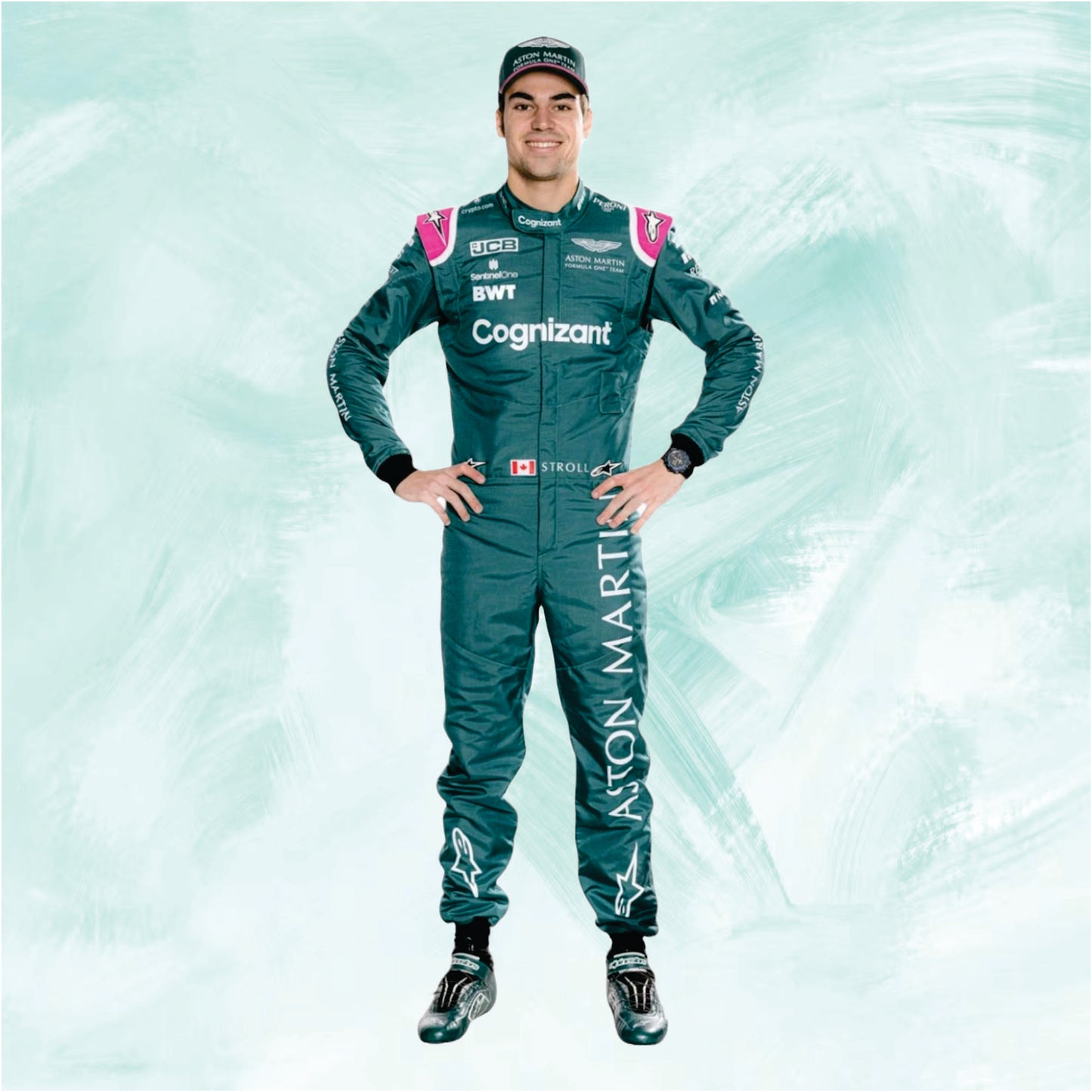 Lance Stroll 2022 Aston Martin f1 race suit