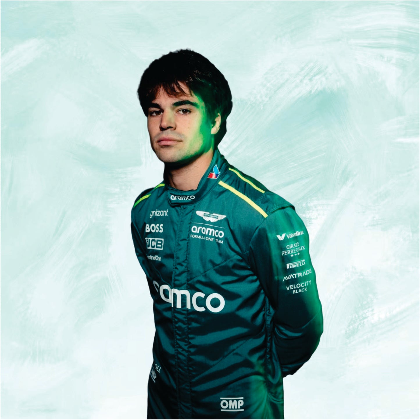 Lance Stroll 2024 Aston Martin f1 race suit