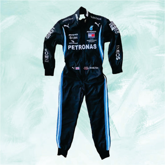 Lewis Hamilton 2022 Mercedes F1 Embroidered race suit