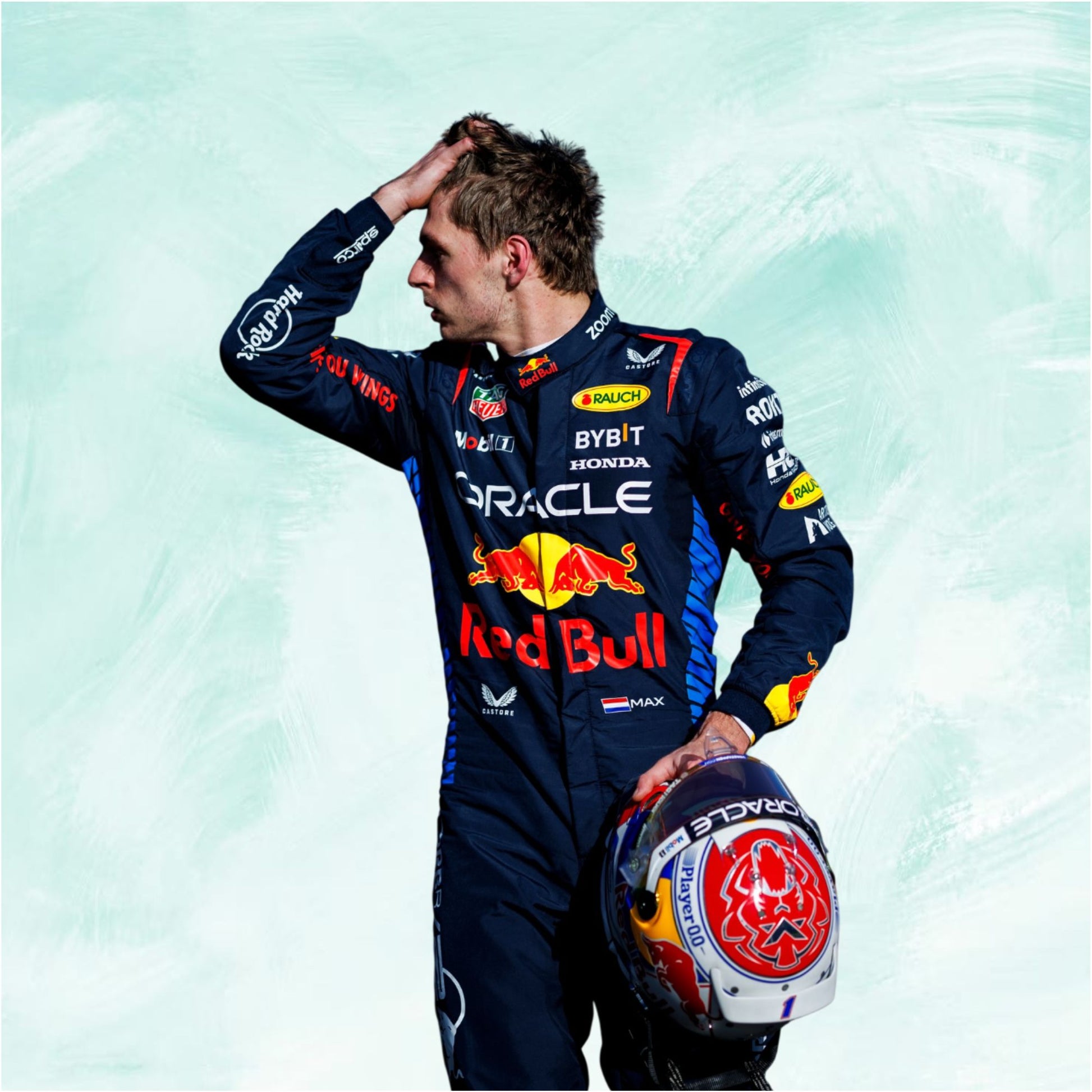 Max Verstappen 2024 Red Bull F1 Race Suit