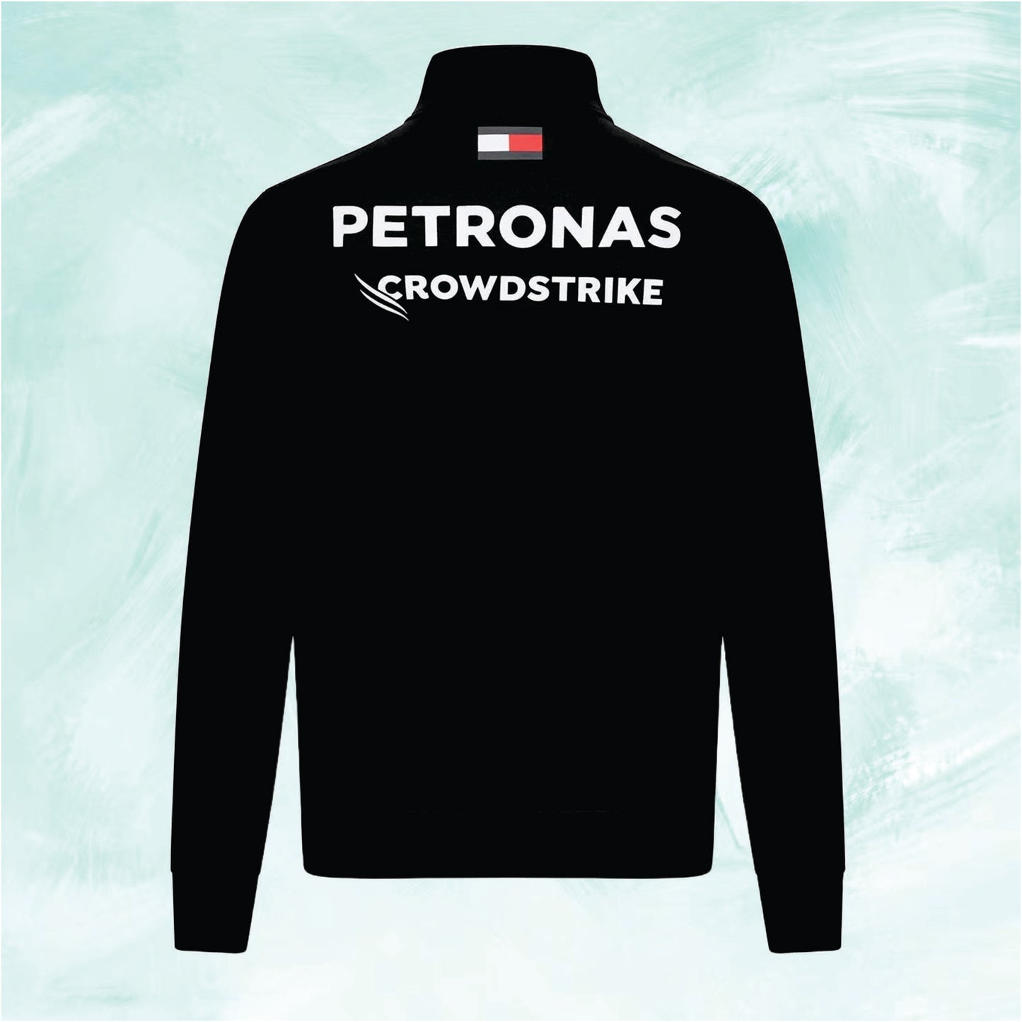 Mens Hoodie halfzip Mercedes f1 sweatshirt