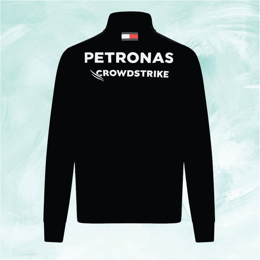 Mens Hoodie halfzip Mercedes f1 sweatshirt