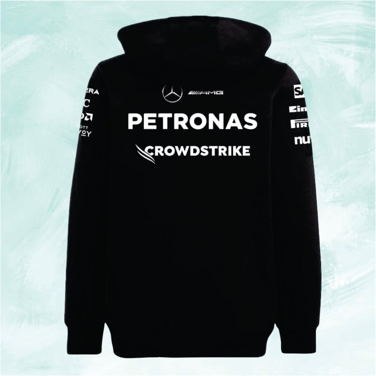 Mercedes Petronas adidas F1 2025 Hoodie Black