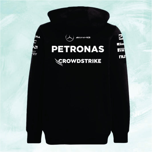 Mercedes Petronas adidas F1 2025 Hoodie Black