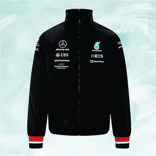 Mercedes 2022 F1 Mens Padded jacket black