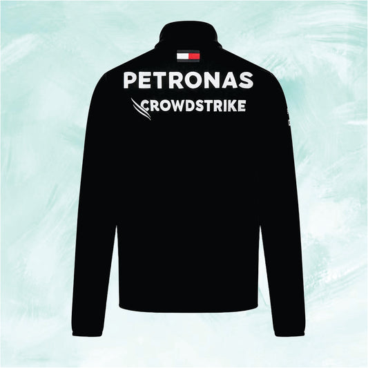 Mercedes 2023 F1 Mens Softshell Jacket Black