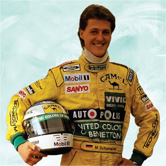 Michael Schumacher 1992 Embroidery Benetton f1 suit