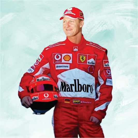 Michael Schumacher 2005 Ferrari World champion f1 suit