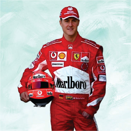 Michael Schumacher 2005 Ferrari World champion f1 suit