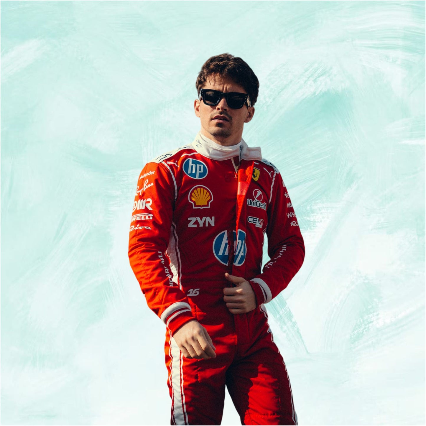 NEW 2026 Charles Leclerc Ferrari HP F1 Race Suit Replica