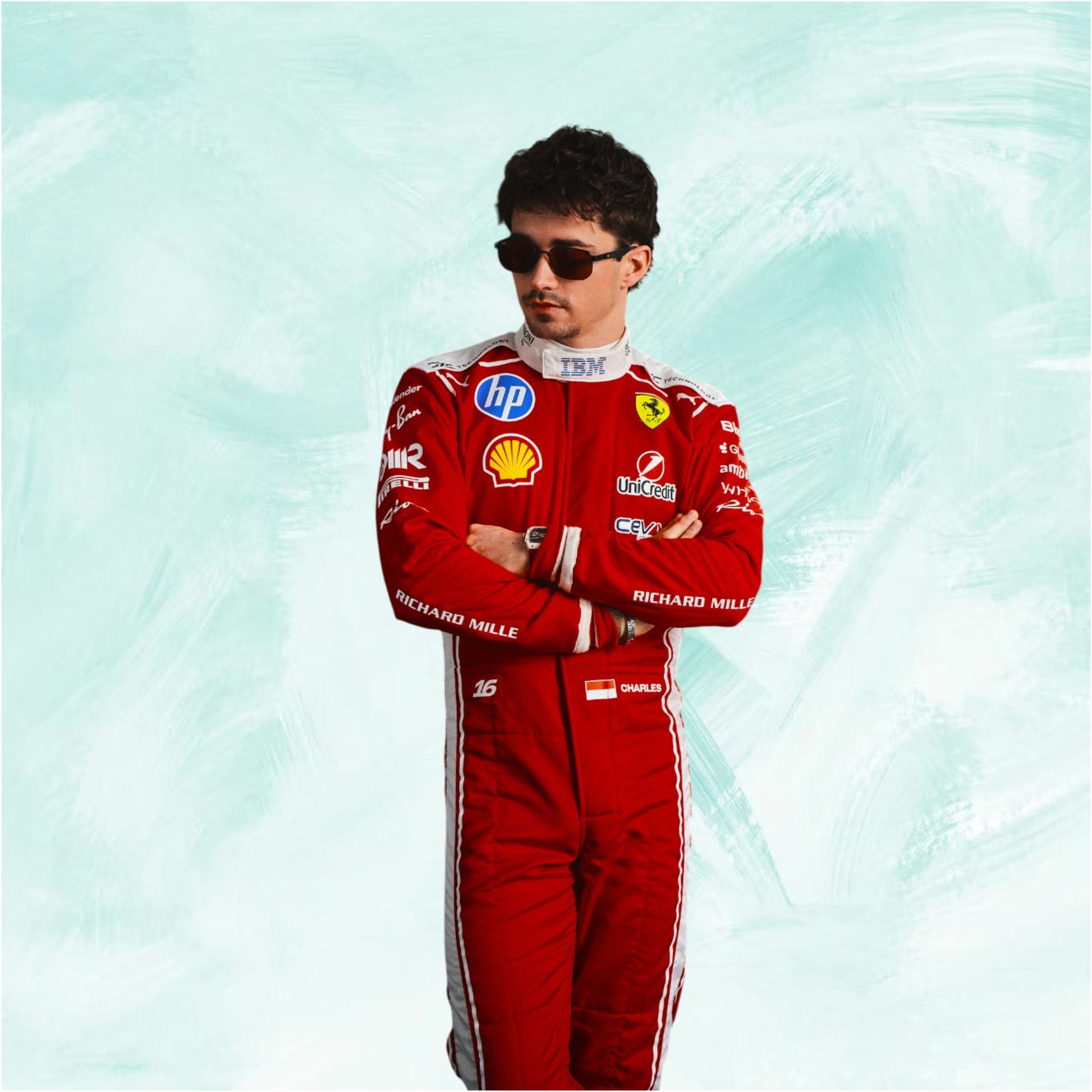 NEW 2026 Charles Leclerc Ferrari HP F1 Race Suit Replica