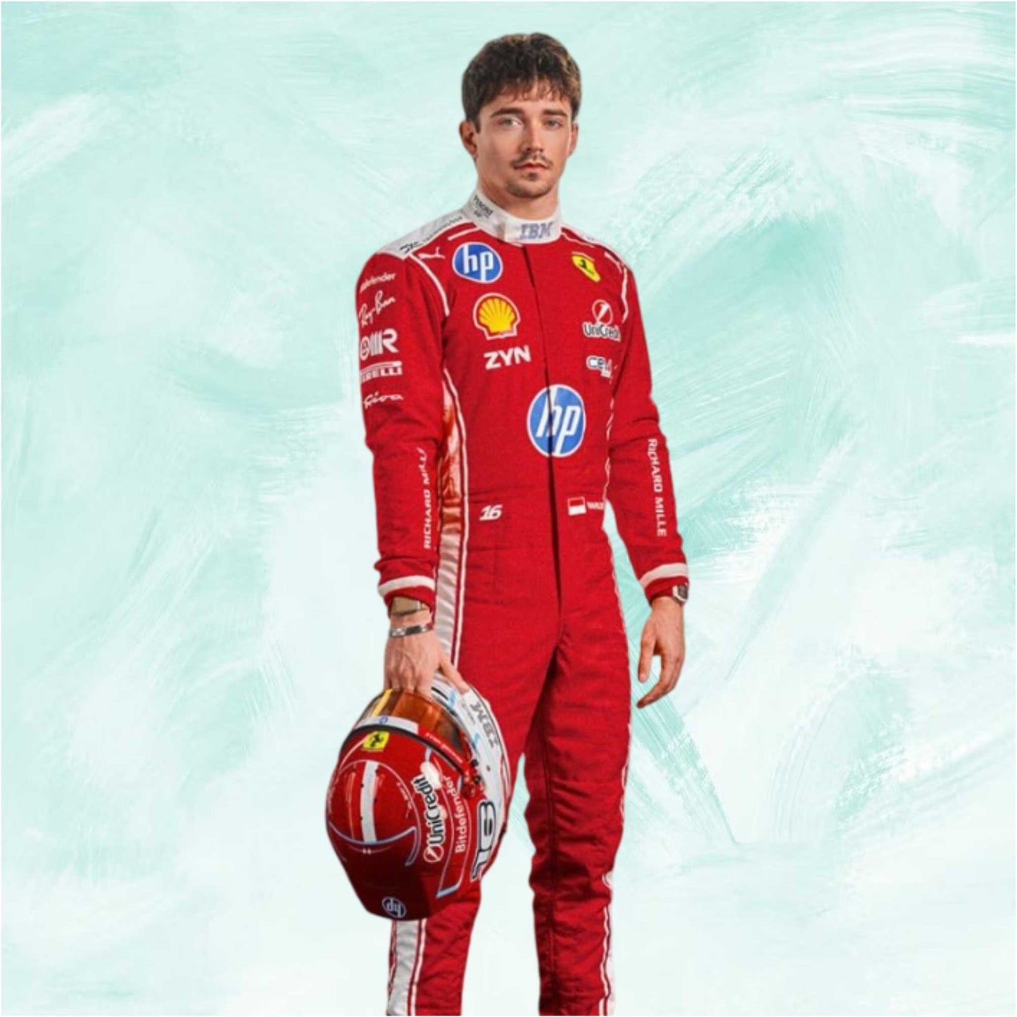 NEW 2026 Charles Leclerc Ferrari HP F1 Race Suit Replica