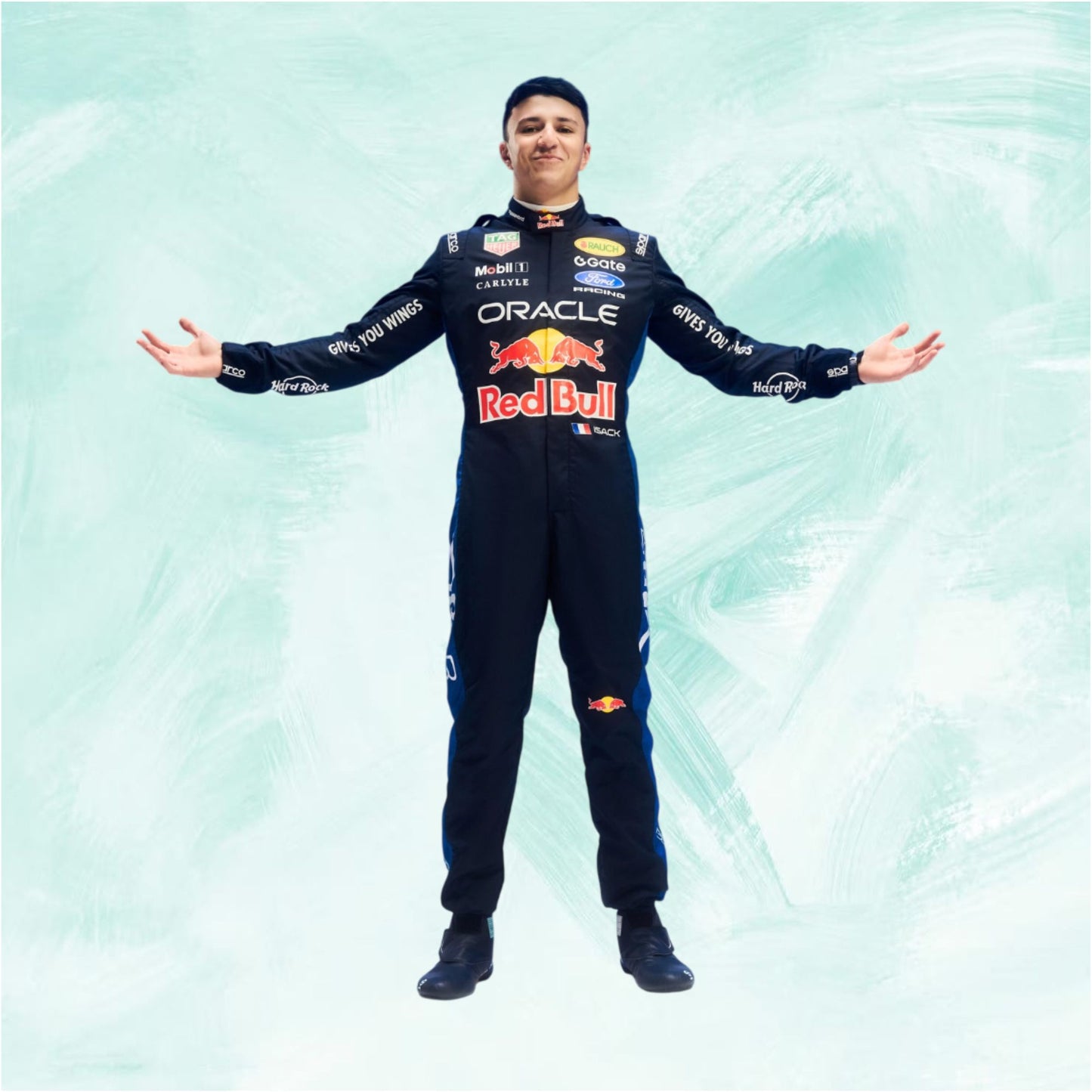 NEW 2026 Isack Hadjar Red Bull Racing F1 Race Suit Replica
