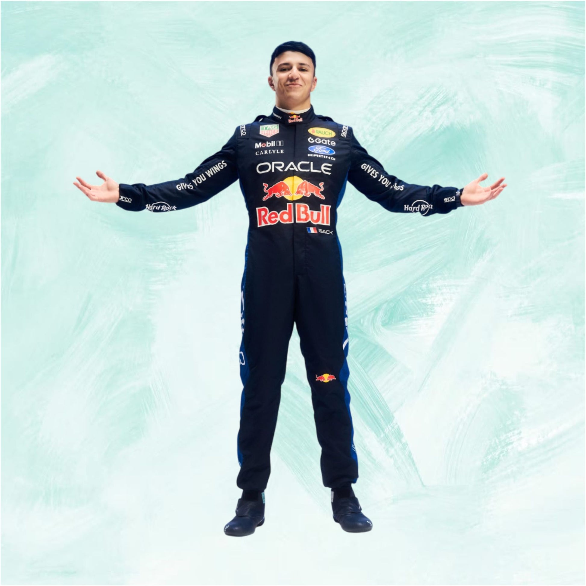 NEW 2026 Isack Hadjar Red Bull Racing F1 Race Suit Replica