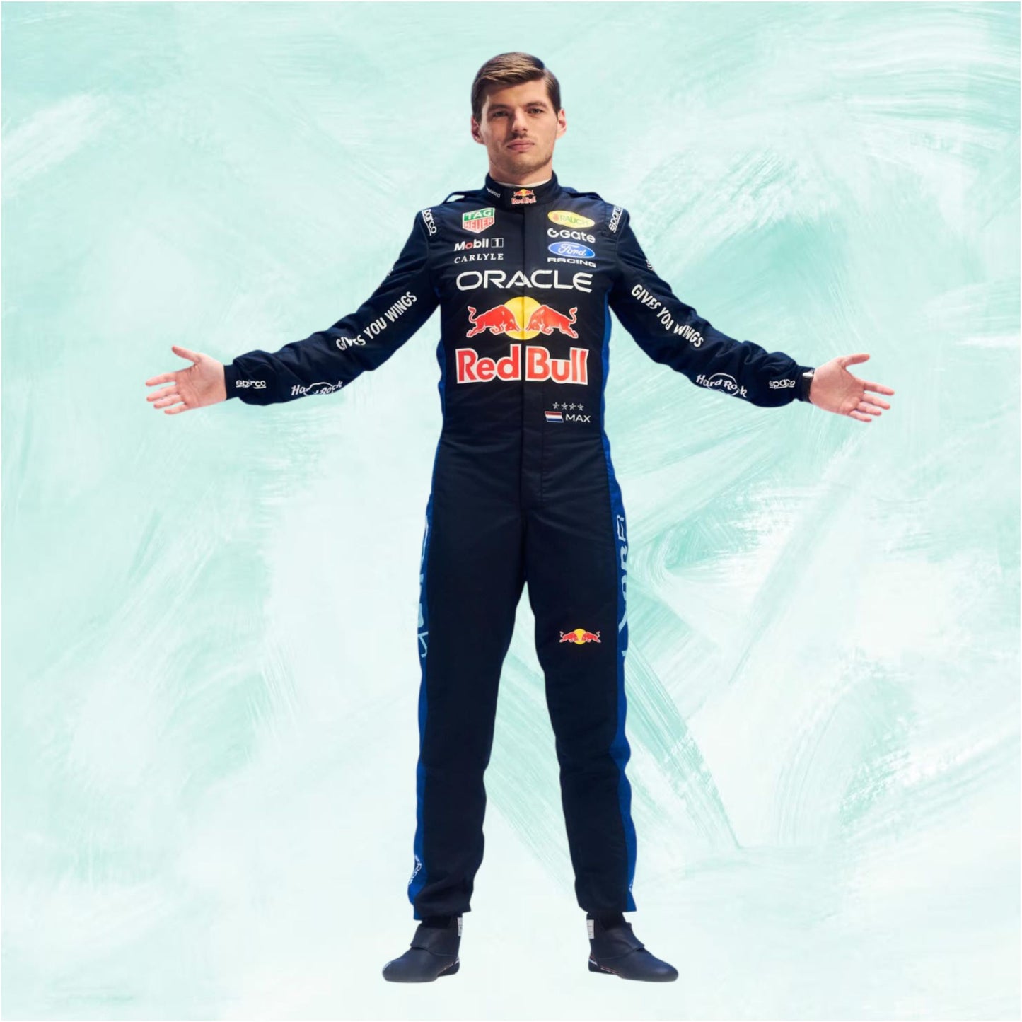NEW 2026 Max Verstappen Red Bull Racing F1 Race Suit Replica