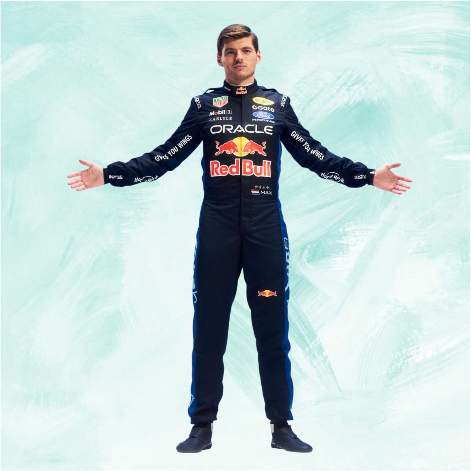 NEW 2026 Max Verstappen Red Bull Racing F1 Race Suit Replica